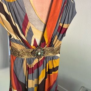 Sky blouse with embellished trim